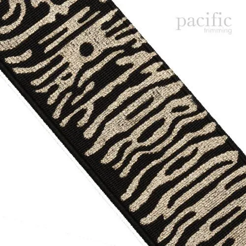 1 5/8 Inch Animal Print Patterned Elastic