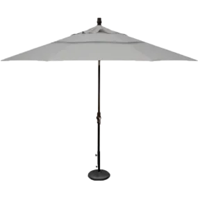 11' MARKET UMBRELLA, CAST SILVER