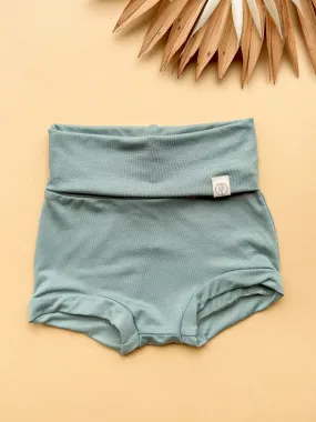 4/5T, 5T | Fold Over Bloomers | Seafoam | Bamboo