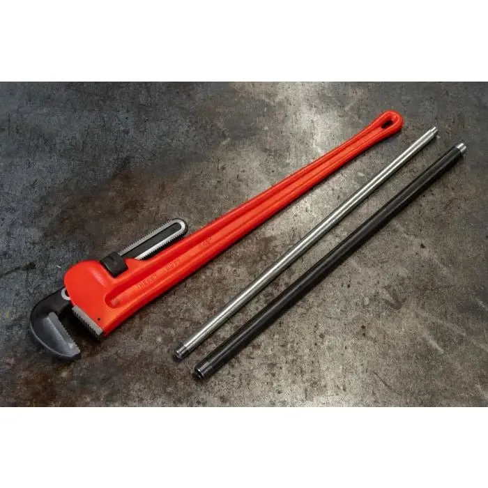 48“ Heavy-Duty Straight Cast-Iron Pipe Wrench With 6” Jaw