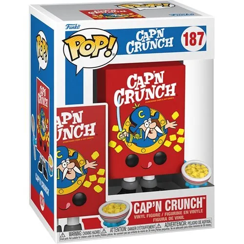 Ad Icons Pop! Vinyl Figure Quaker Cap'N Crunch Cereal Box [187]