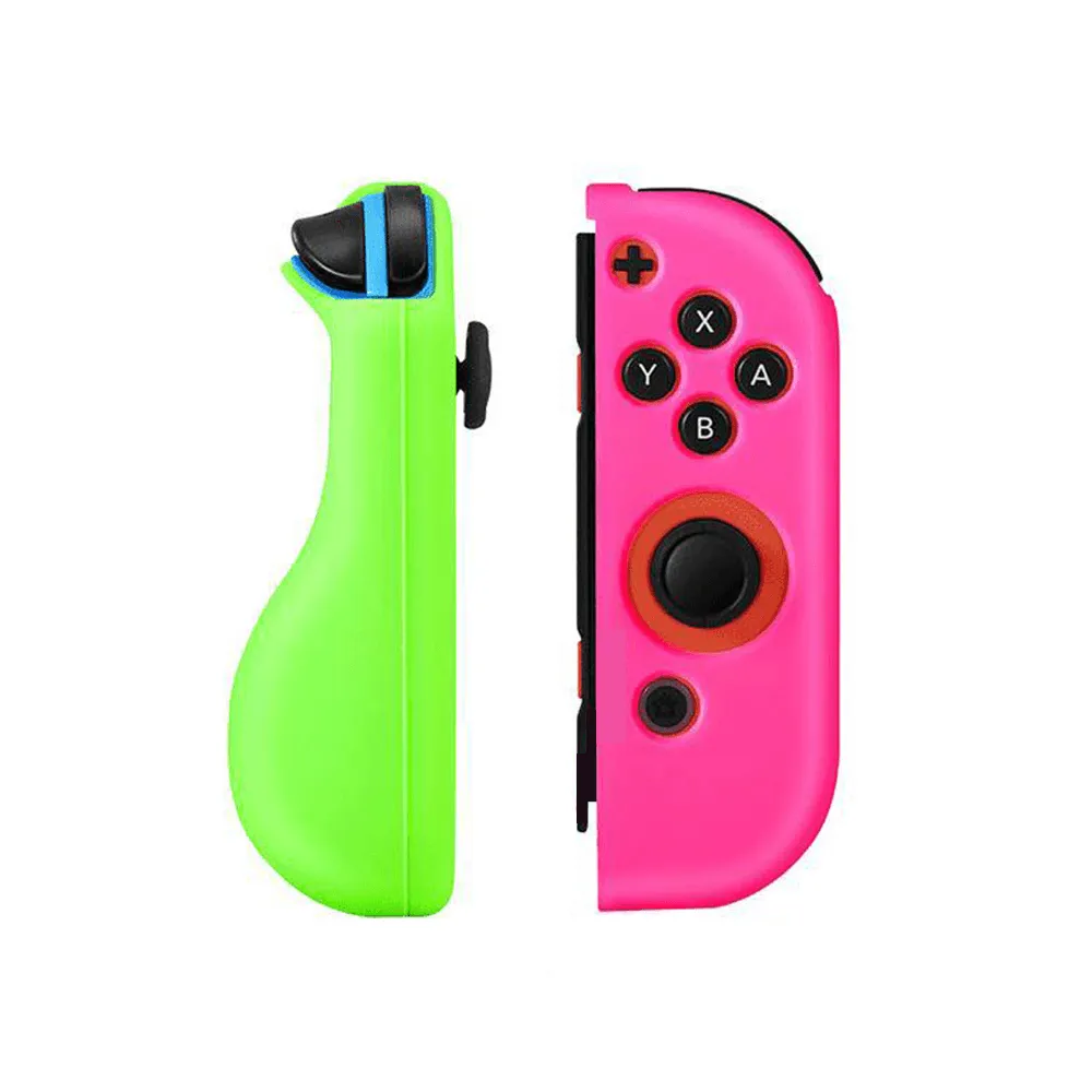 AKITOMO NSW JOY-CON (L/R) SILICON COVER GREEN/PINK (AKSW-107GP)