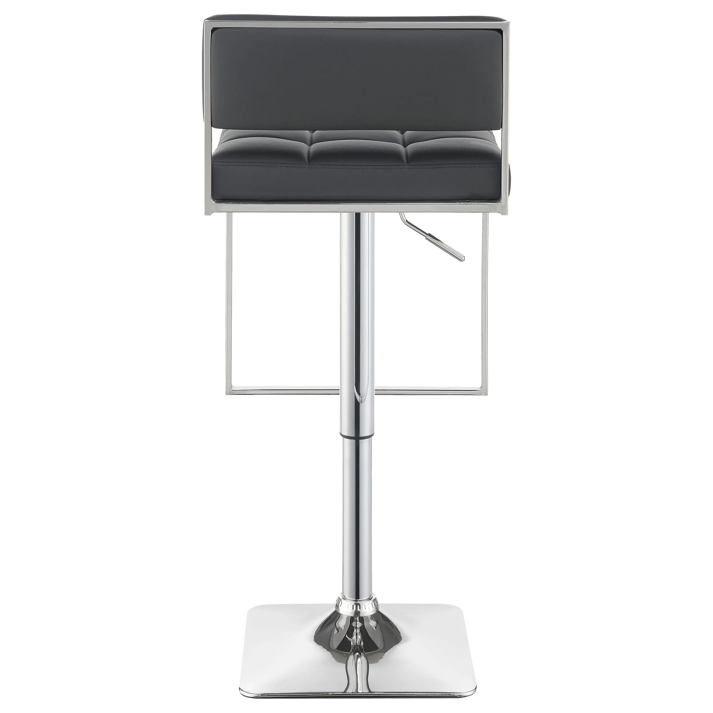 Alameda Adjustable Bar Stool Chrome and Grey