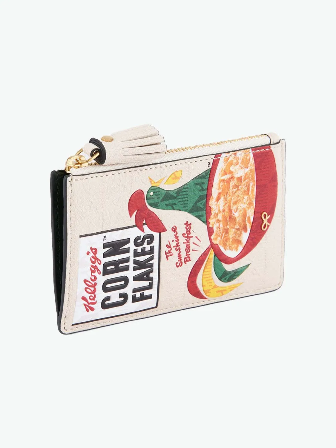 Anya Brands Corn Flakes Zip Card Case