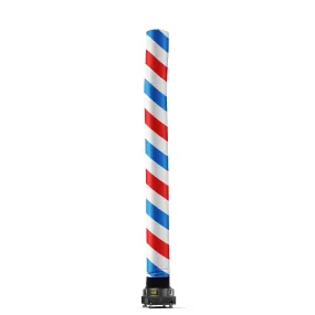 Barber Pole (Red, White, Blue) Tube