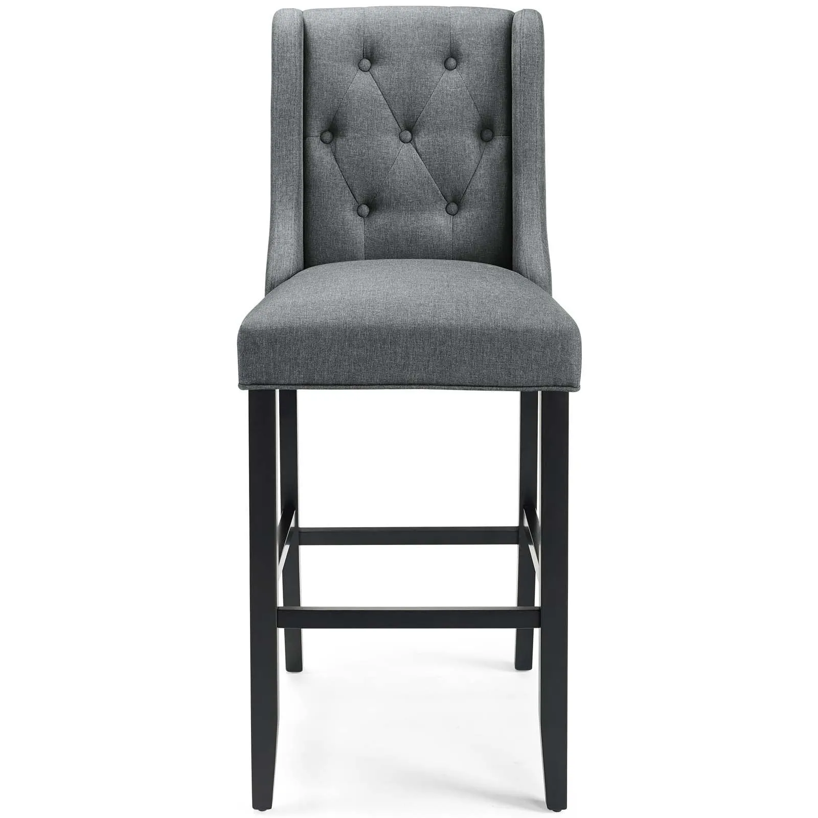 Baronet Tufted Button Upholstered Fabric Bar Stool by Modway