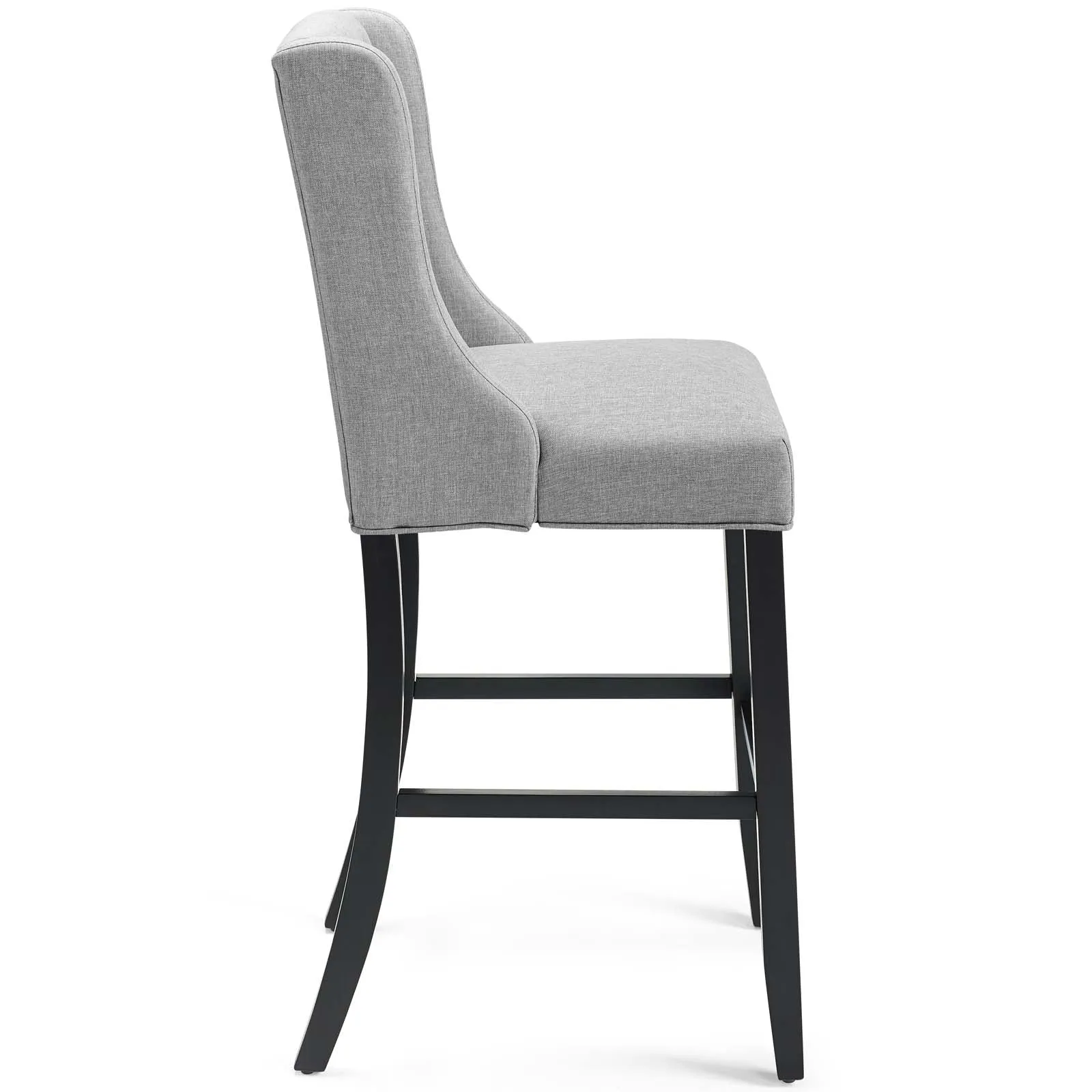 Baronet Tufted Button Upholstered Fabric Bar Stool by Modway