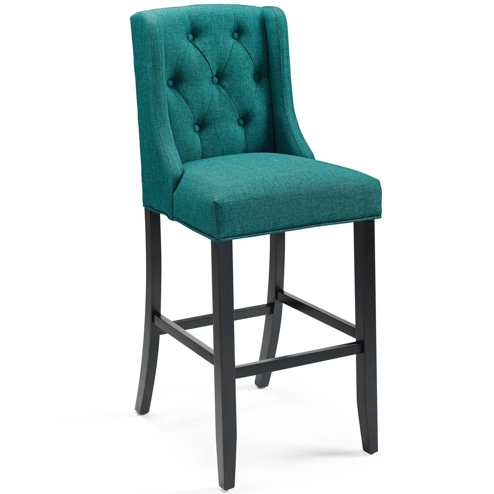 Baronet Tufted Button Upholstered Fabric Bar Stool by Modway