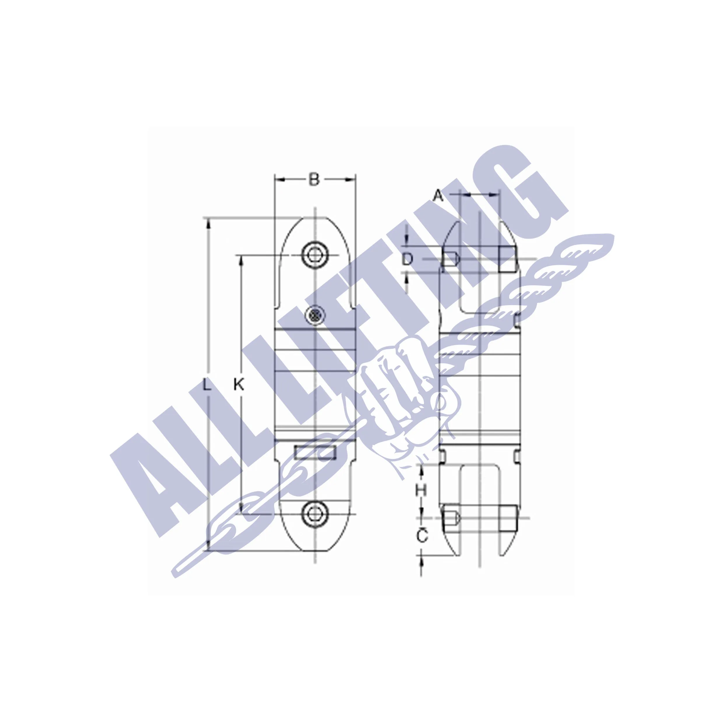 Bearing Swivel Bullet Style Jaw and Jaw