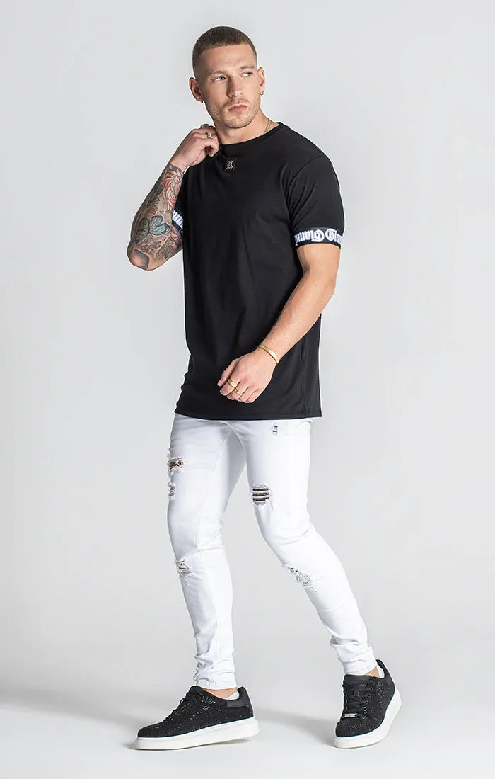 Black Nostalgia Elastic Tee