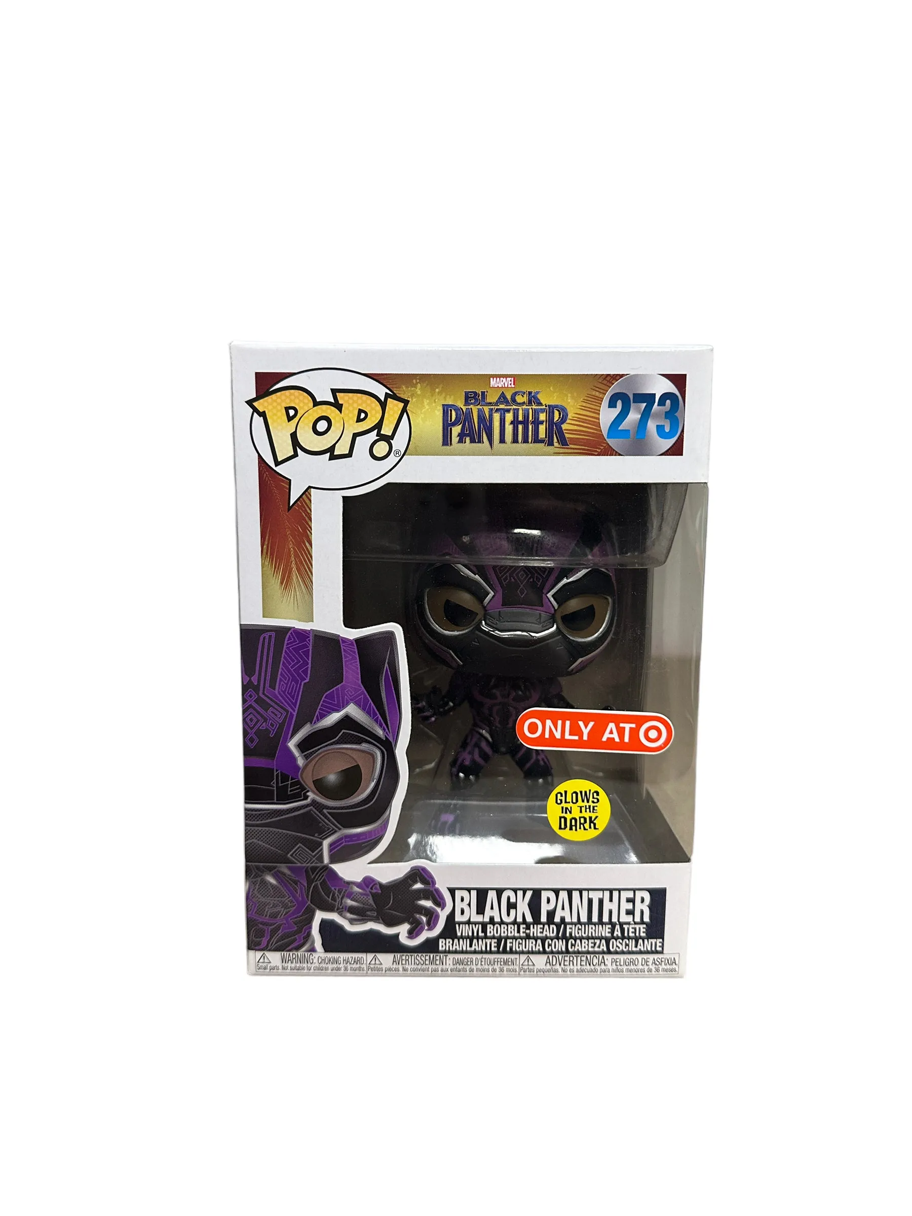 Black Panther #273 (Glows in the Dark) Funko Pop! - Black Panther - Target Exclusive - Condition 9.5/10