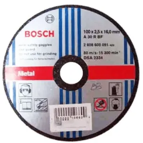 Bosch Cut Off Wheel 4" Standard for Metal A30RBF