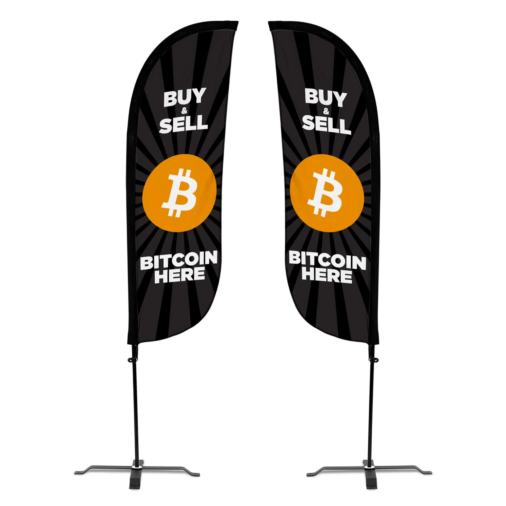 BTM Machine 5ft Feather Flag