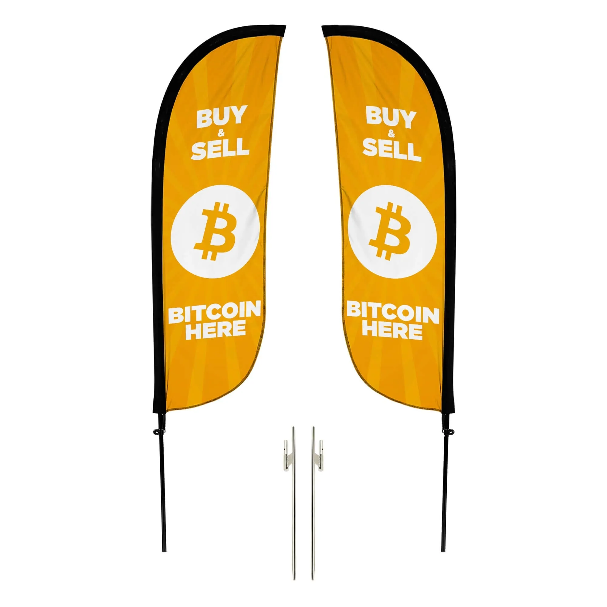 BTM Machine 5ft Feather Flag