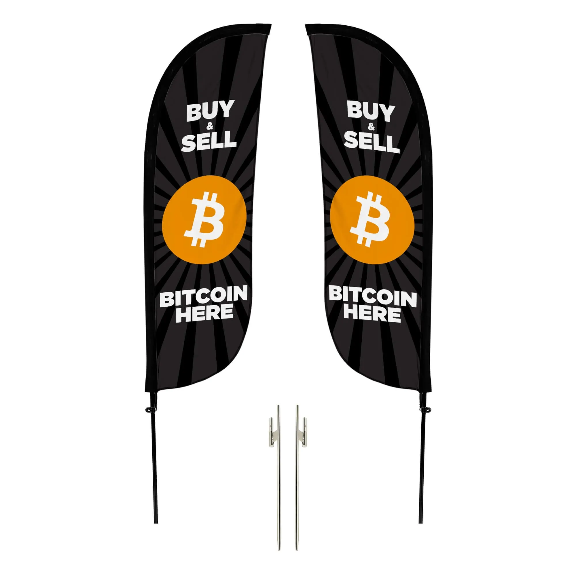 BTM Machine 5ft Feather Flag