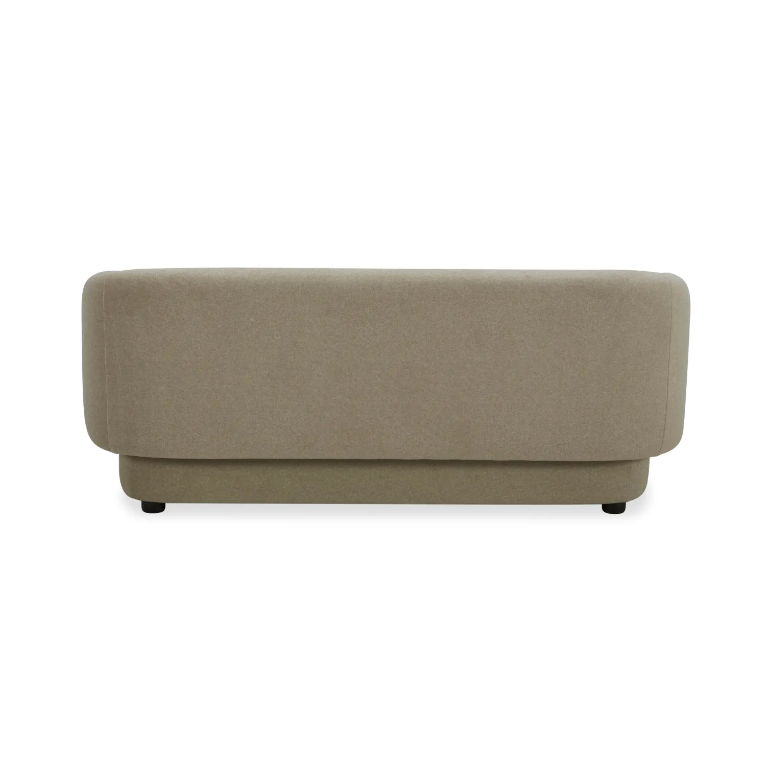 Capri Velvet Sand Storage Ottoman