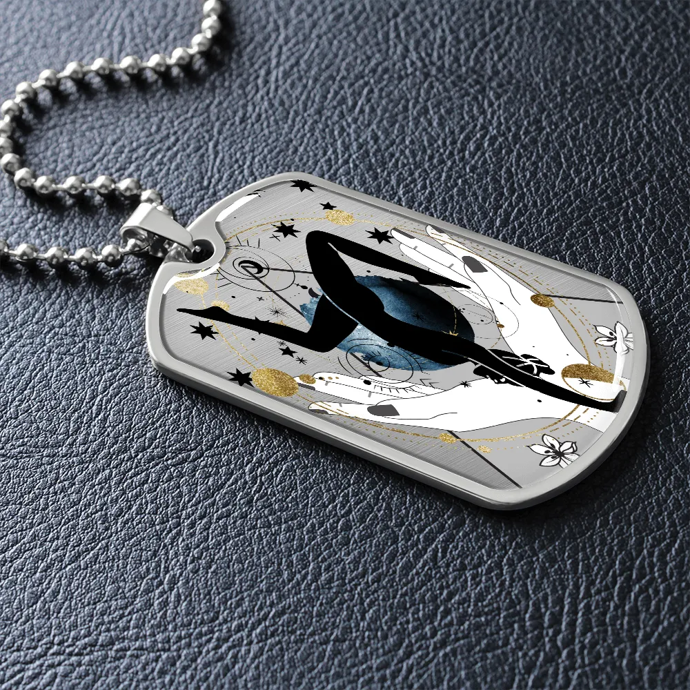 Celestial Balance Dog tag