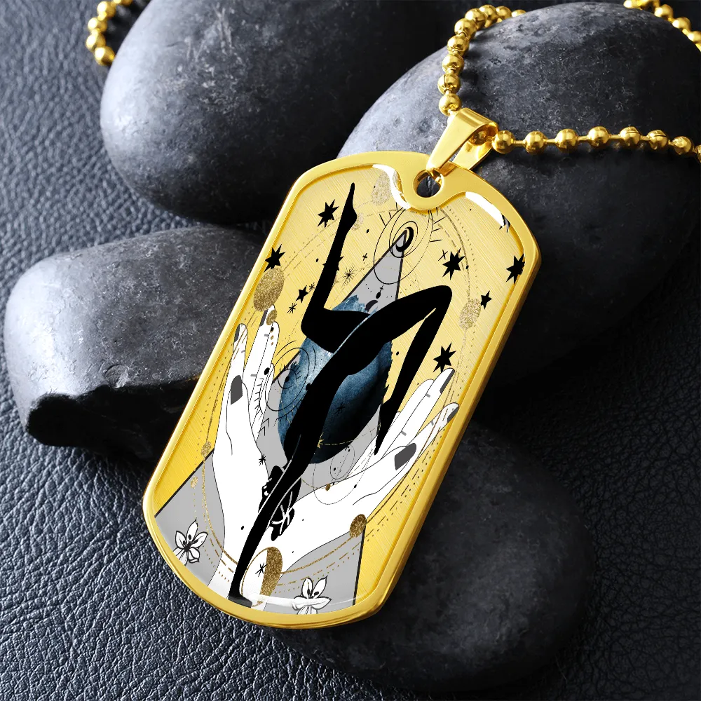 Celestial Balance Dog tag