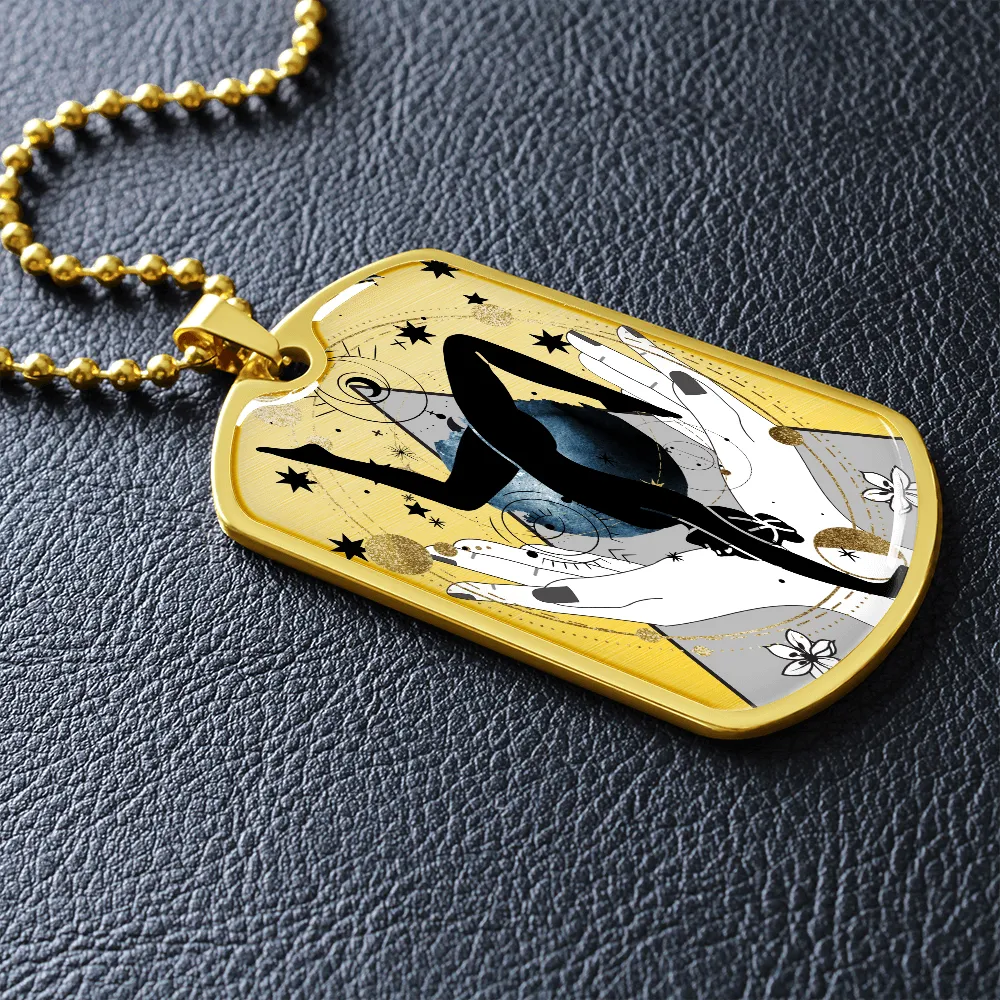 Celestial Balance Dog tag