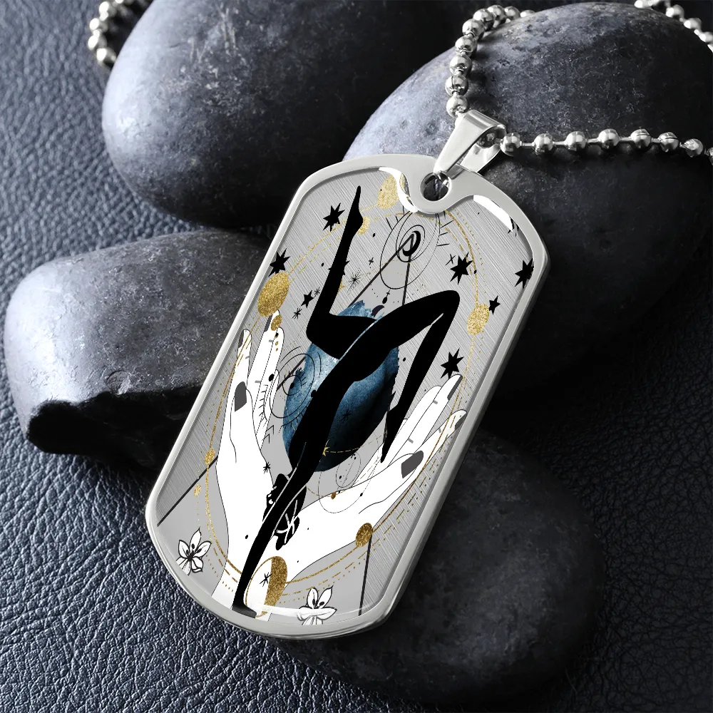 Celestial Balance Dog tag