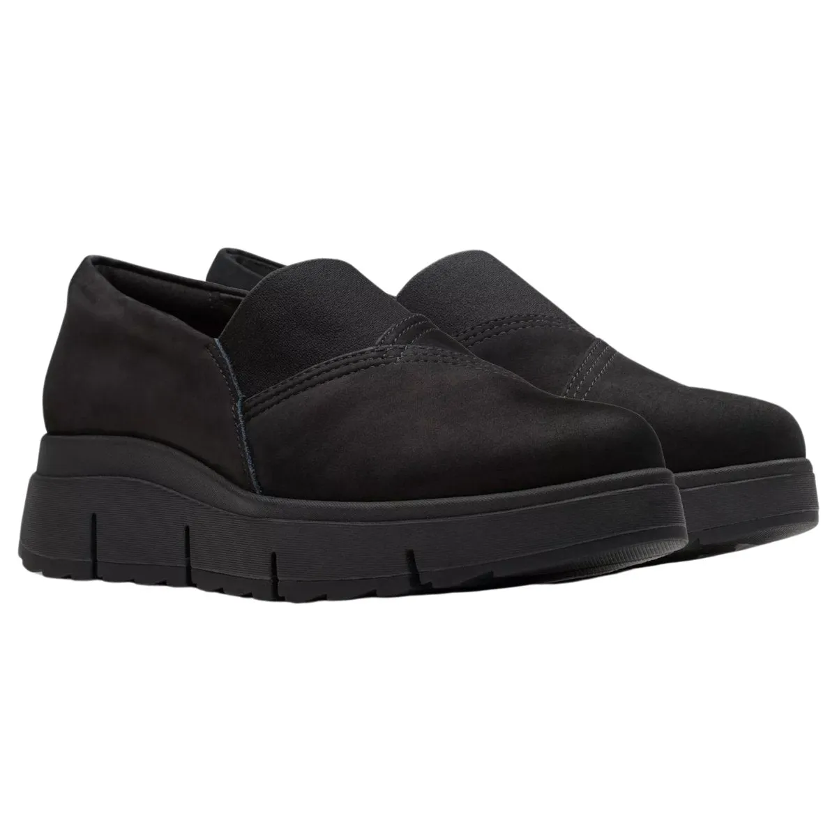 Clarks Women's Loriini West Black Nubuck