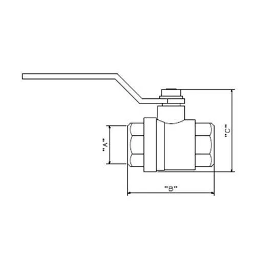 Cobra Ball-O-Stop Valve FxF 20mm