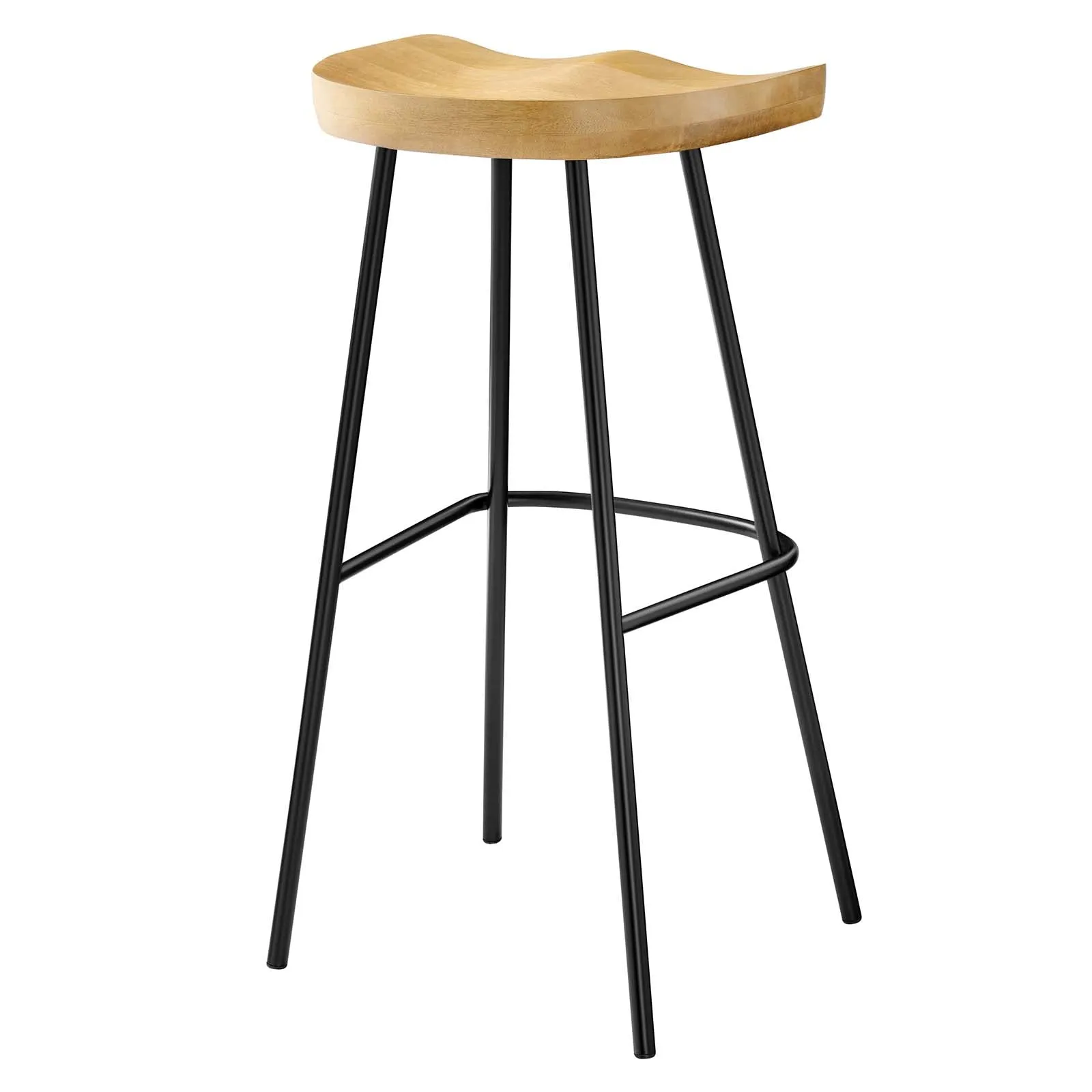 Concord Backless Wood Bar Stools - Set of 2 by Modway