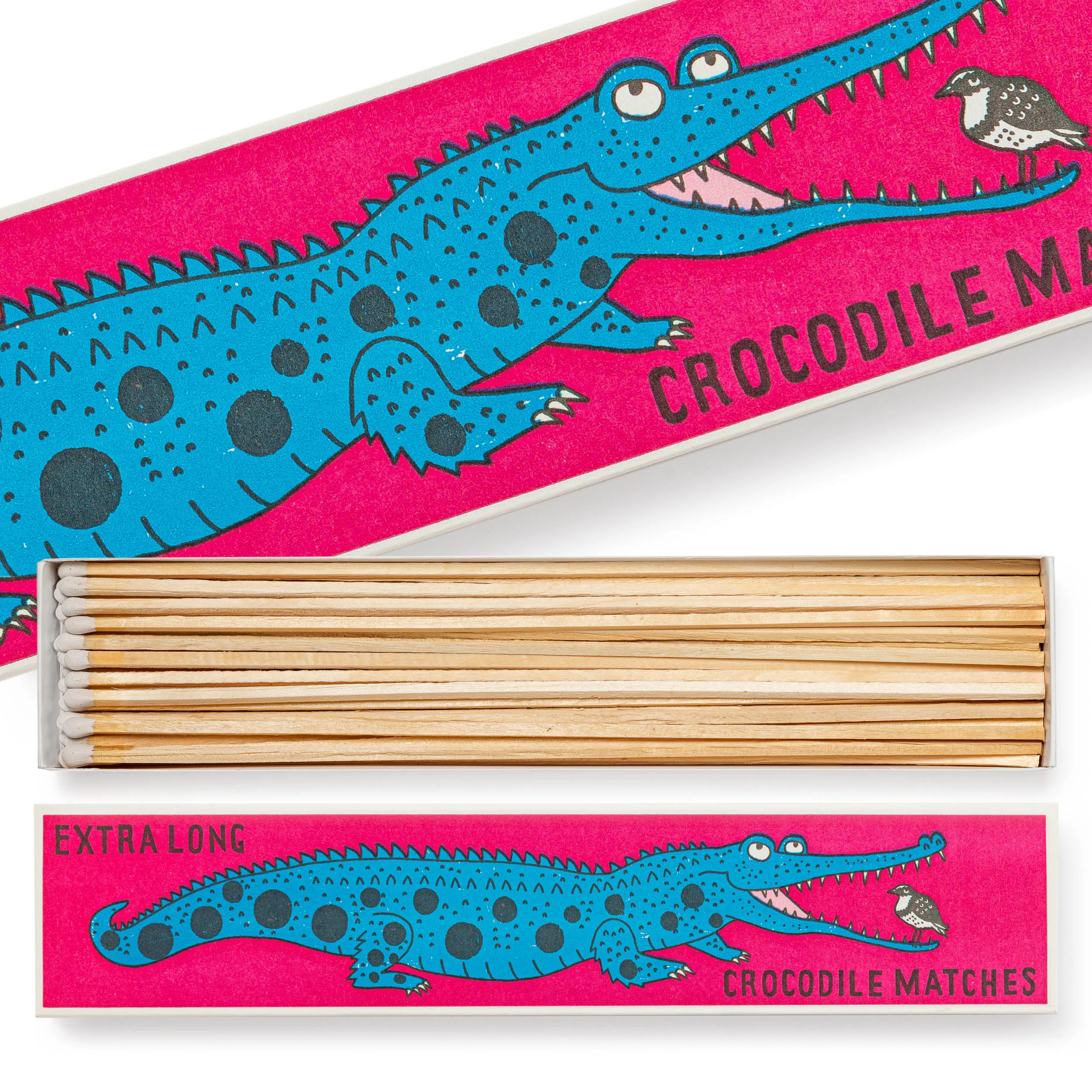 Crocodile Extra Long Wooden Matches