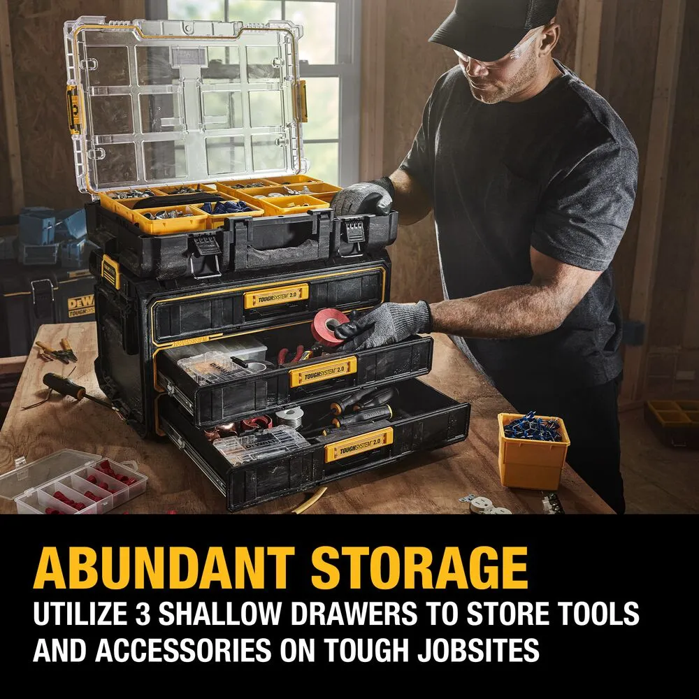 DeWALT DWST08330 TOUGHSYSTEM 2.0 Three-Drawer Unit