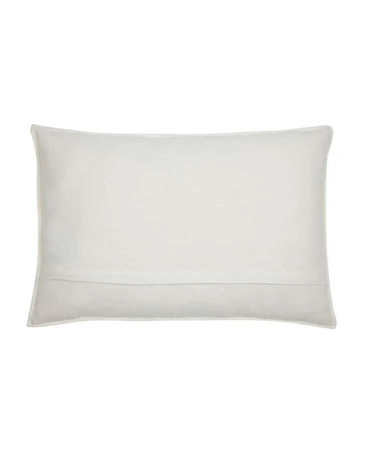 Freya Embroidered Natural Cushion