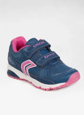 Geox Navy/Fuchsia Bernie Trainer