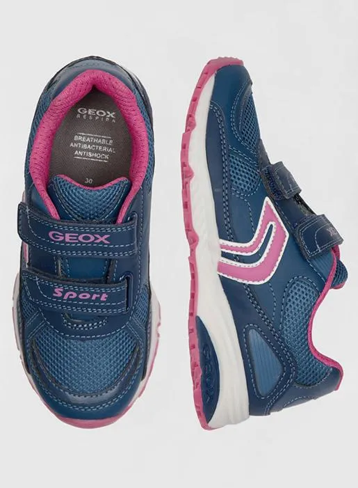 Geox Navy/Fuchsia Bernie Trainer