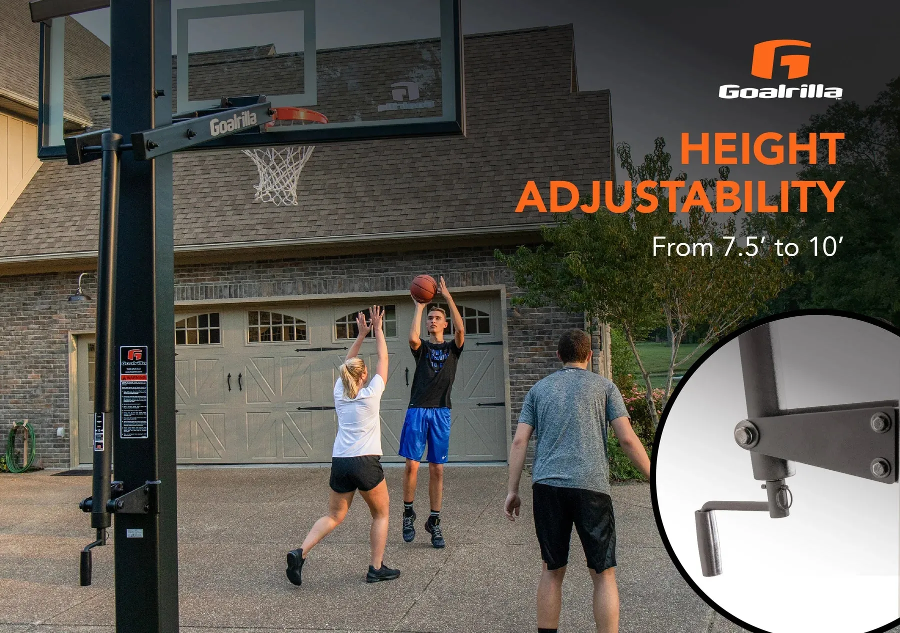 Goalrilla GS72C 72" In Ground Basketball Hoop