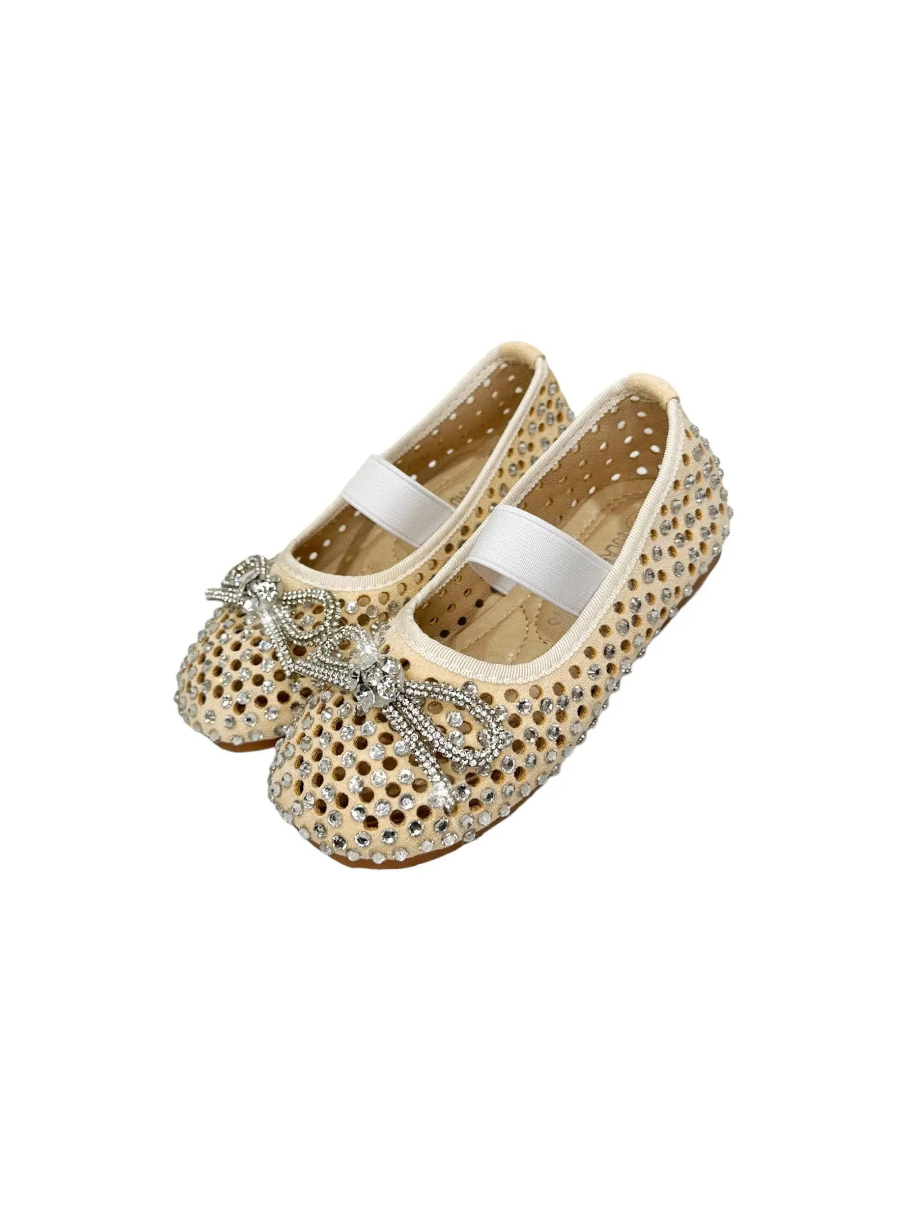 Golden Shimmer Ballet Flat