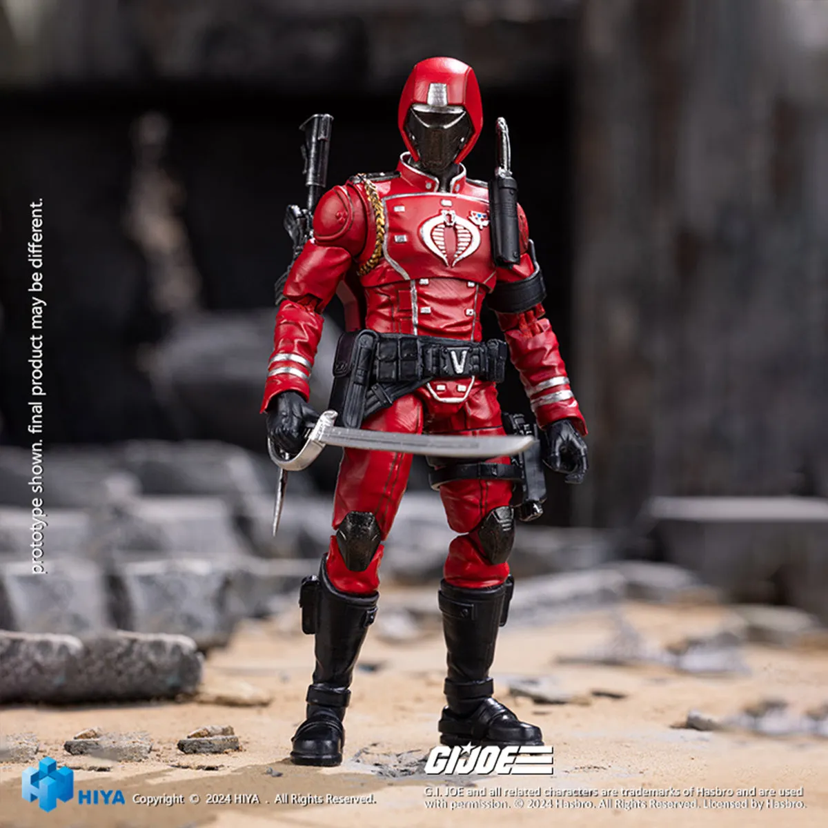 HiPlay HIYA G.I.JOE Crimson Guard, Action Figure Full Set