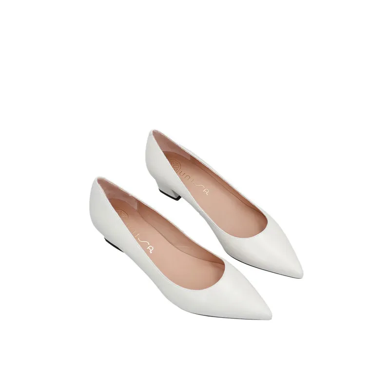 Jasul Women's Heels Pumps- Ivory