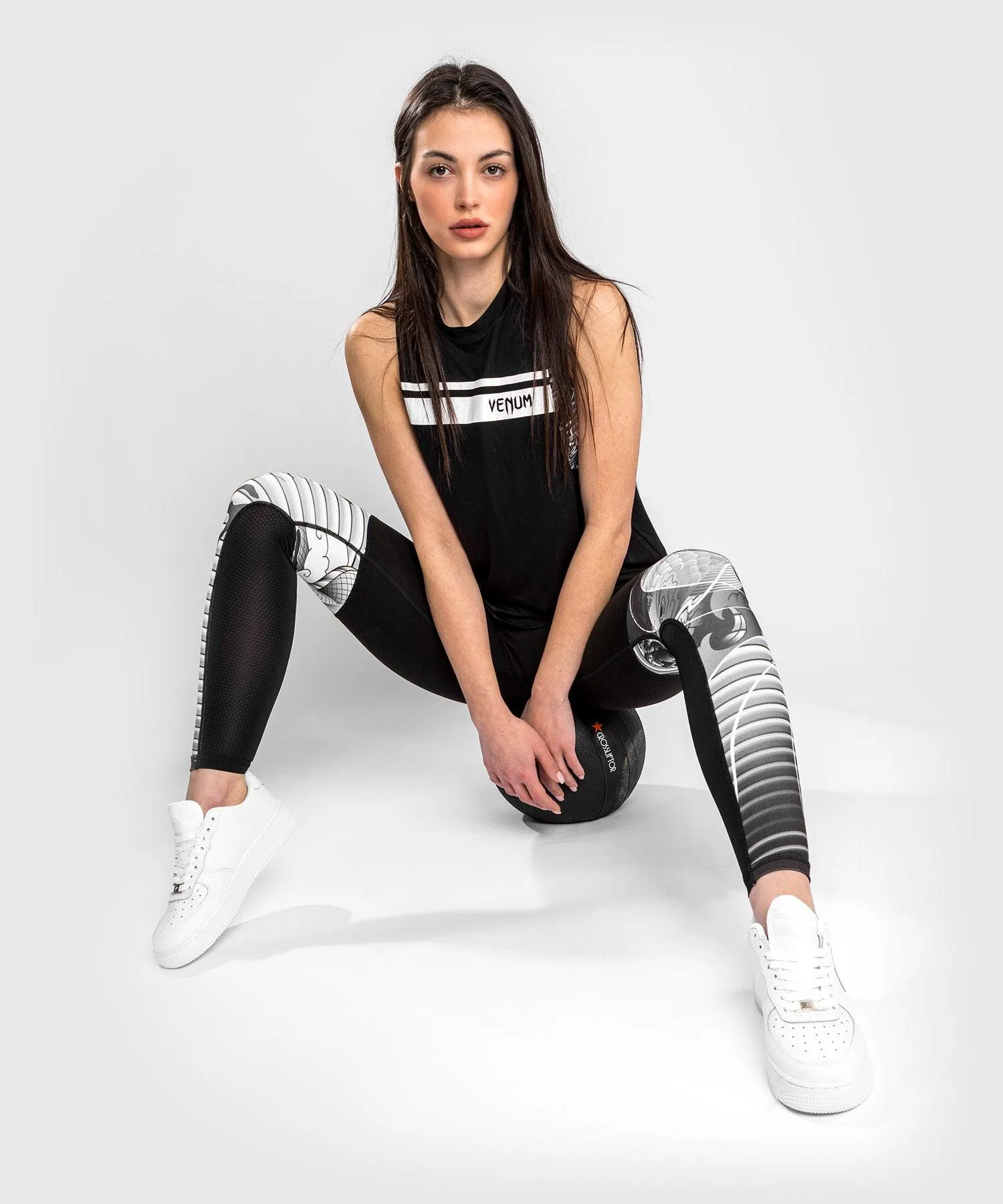 Legging Venum YKZ21 - Negro/Blanco