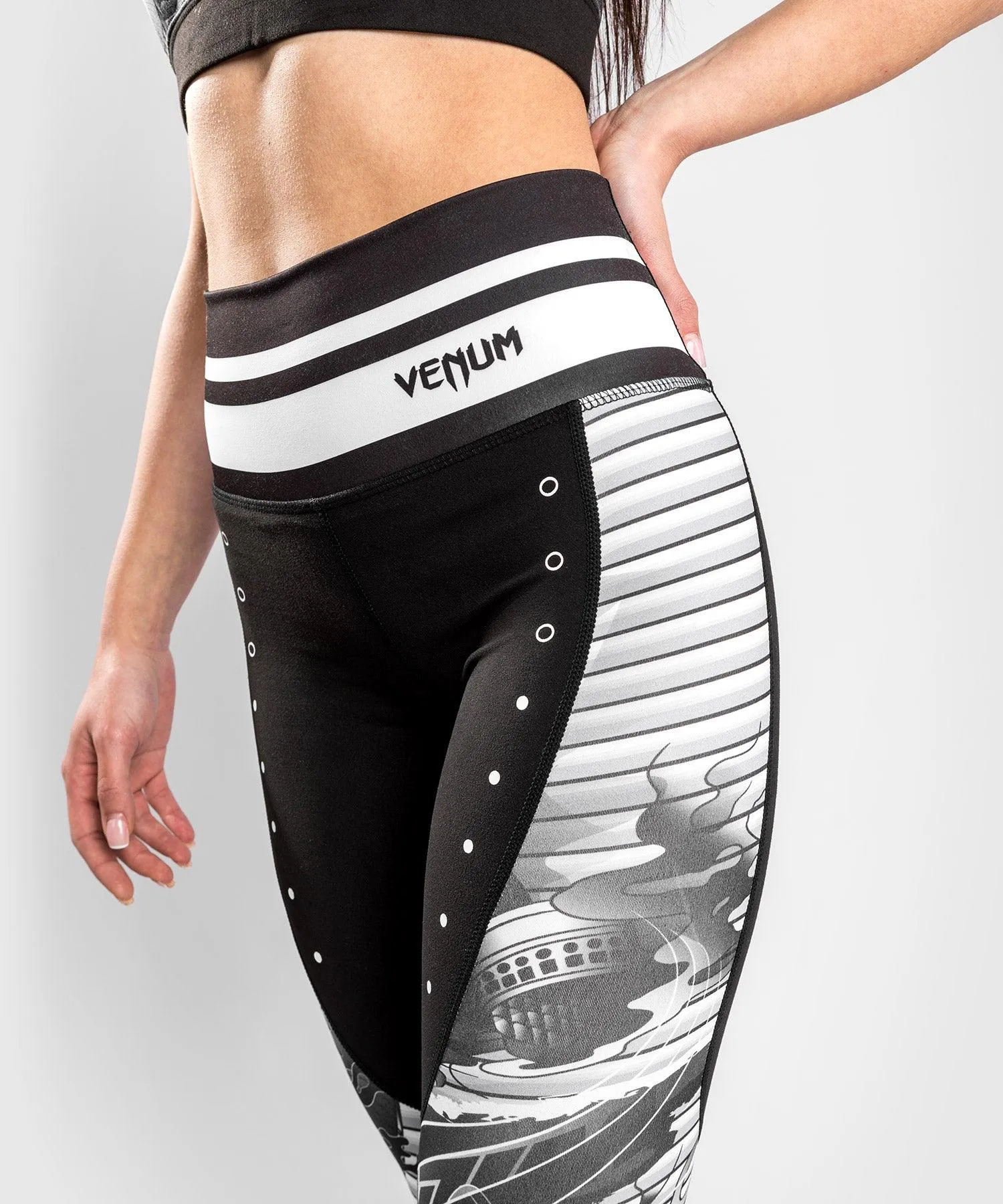 Legging Venum YKZ21 - Negro/Blanco