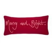 Merry and Bright Red Cushion