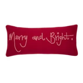 Merry and Bright Red Cushion