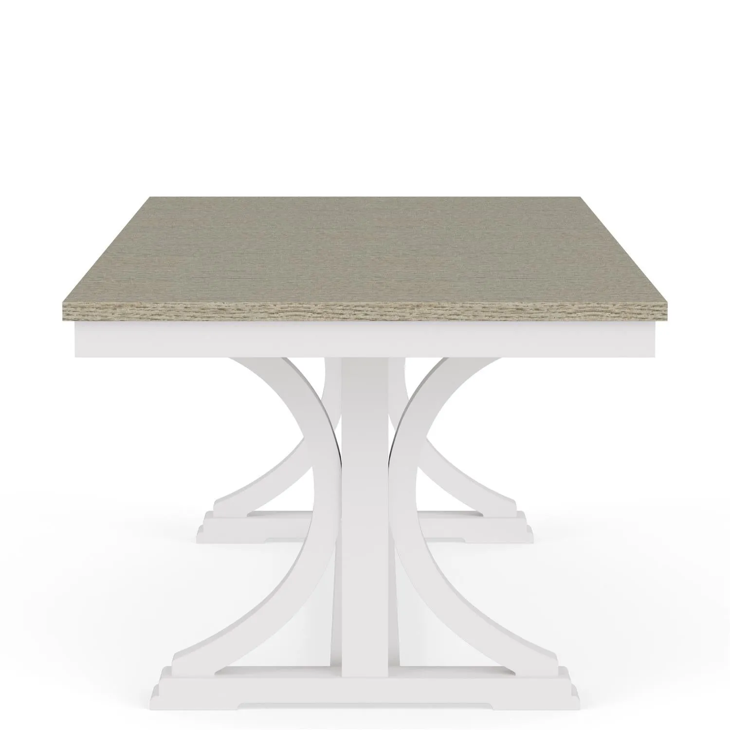 Napa White (76-94") Trestle Dining Table