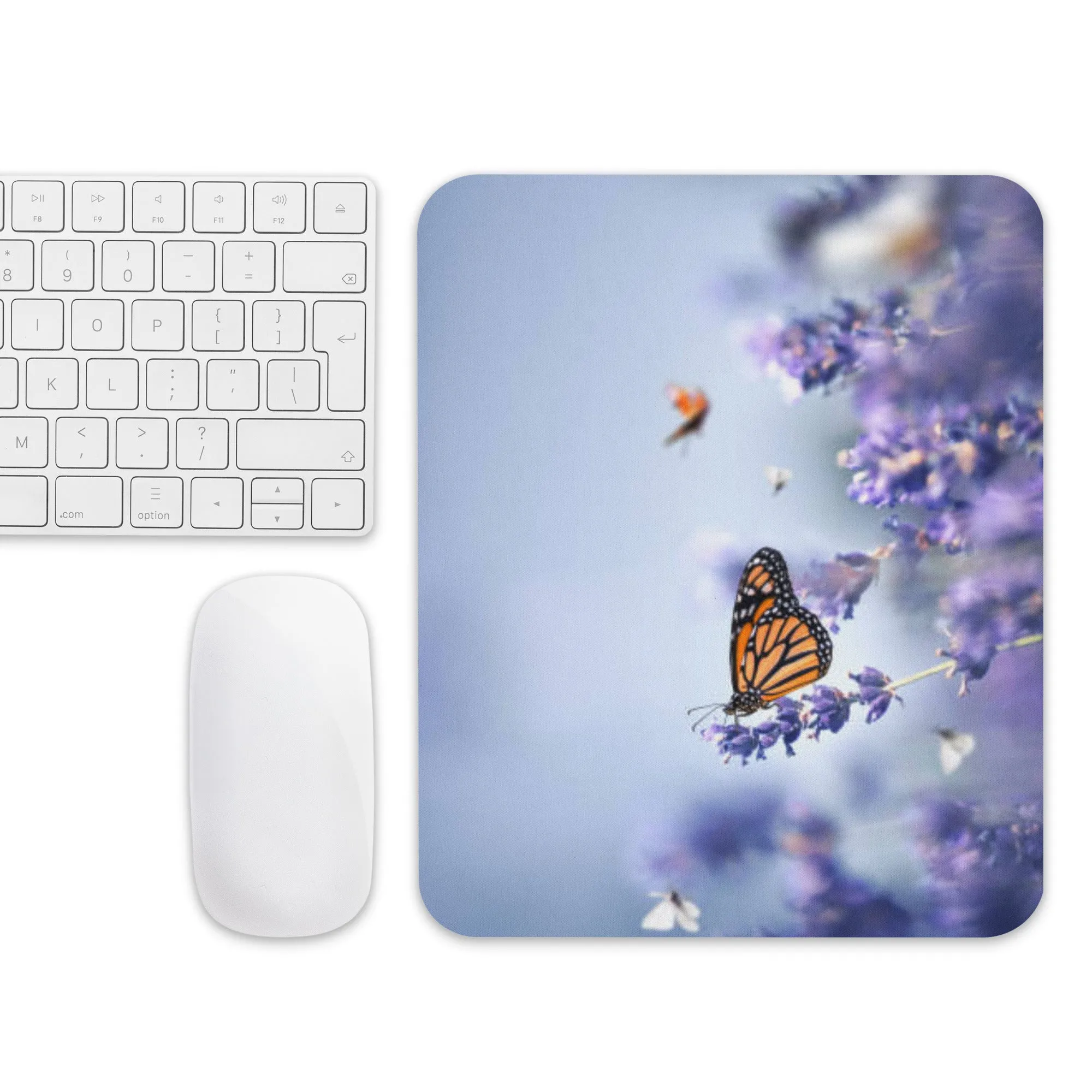 Padded Non-Slip Mousepad - Elegant Butterfly