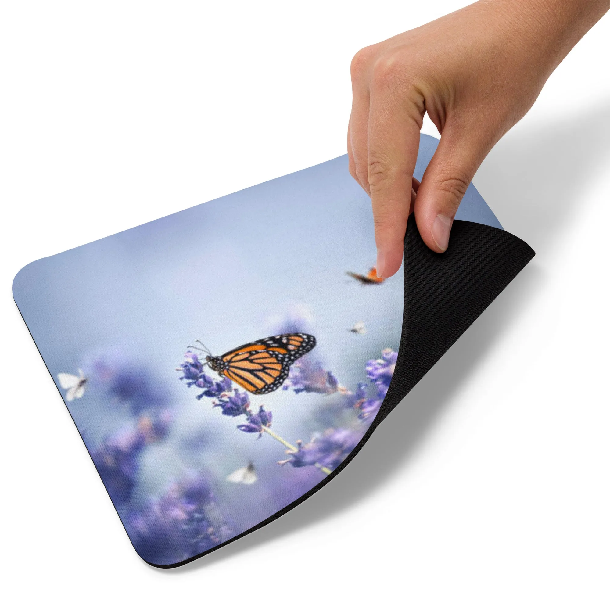 Padded Non-Slip Mousepad - Elegant Butterfly