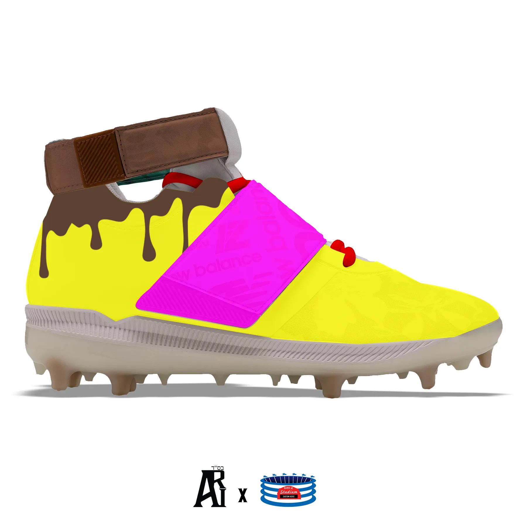 "Banana Split" New Balance Lindor 1 TPU Baseball Cleats