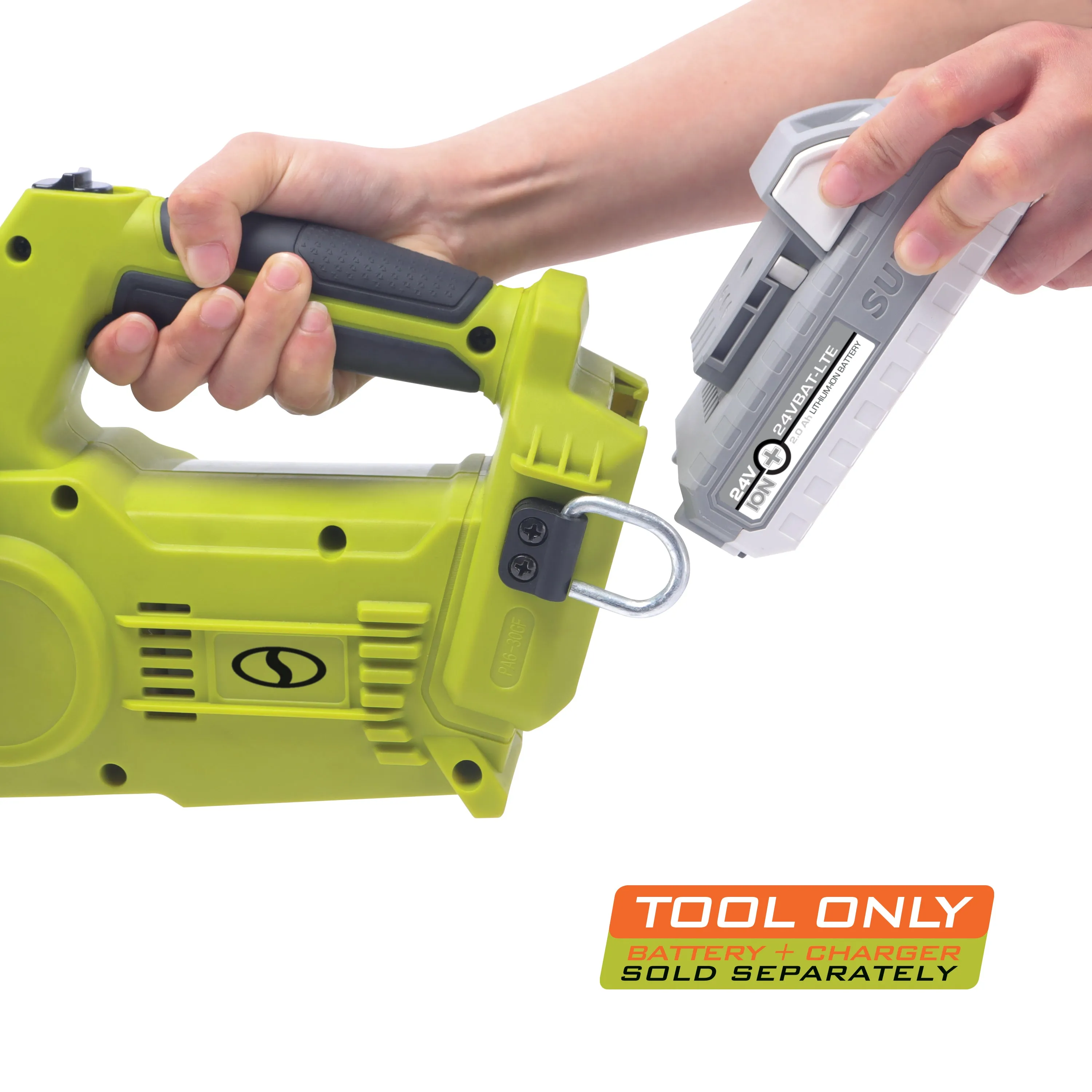 Sun Joe 24V-10CS-CT 24-Volt* IONMAX Cordless Chain Saw | 10-Inch | Tool Only