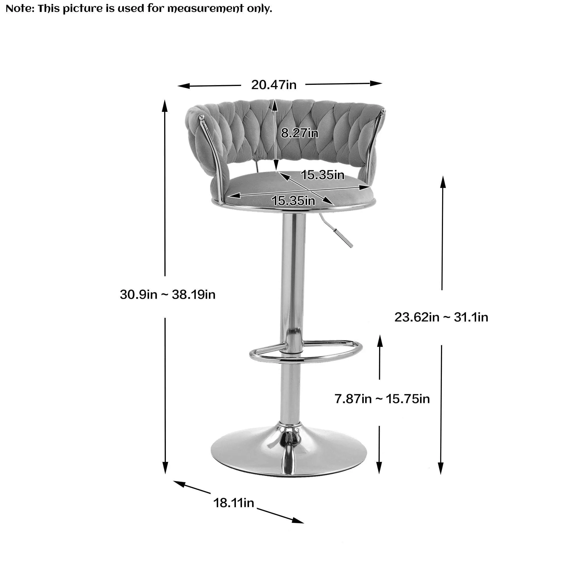 Velvet Bar Stool