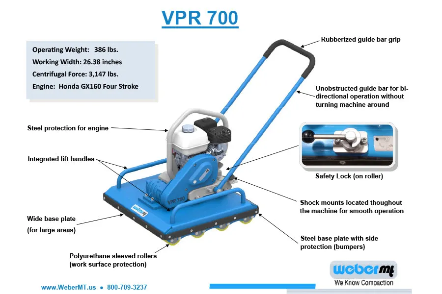 Weber VPR 700 - Call 860-870-8665 for Special Pricing & Payment Options